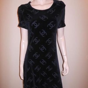 Vintage Style Black T-Shirt Dress